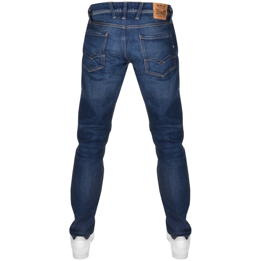 Alternative Image for ProductReplay Slim Fit Anbass Jeans Blue2